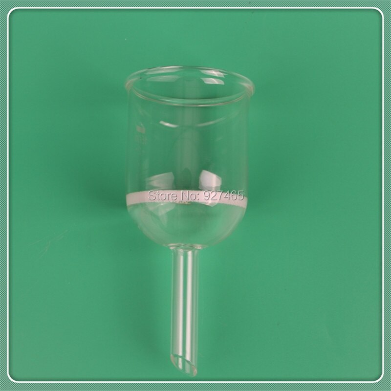 150ml Lab Buchner Funnel With Drop Tube 2 Coarse Filter Groud Joint Laboratory Glassware Lab Funnel 1