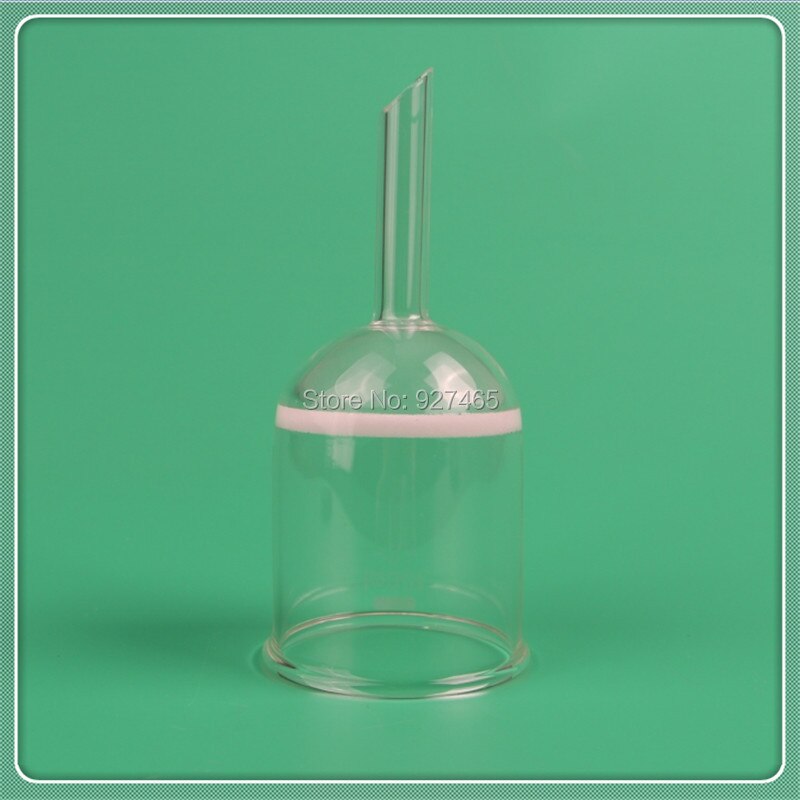 150ml Lab Buchner Funnel With Drop Tube 2 Coarse Filter Groud Joint Laboratory Glassware Lab Funnel 2
