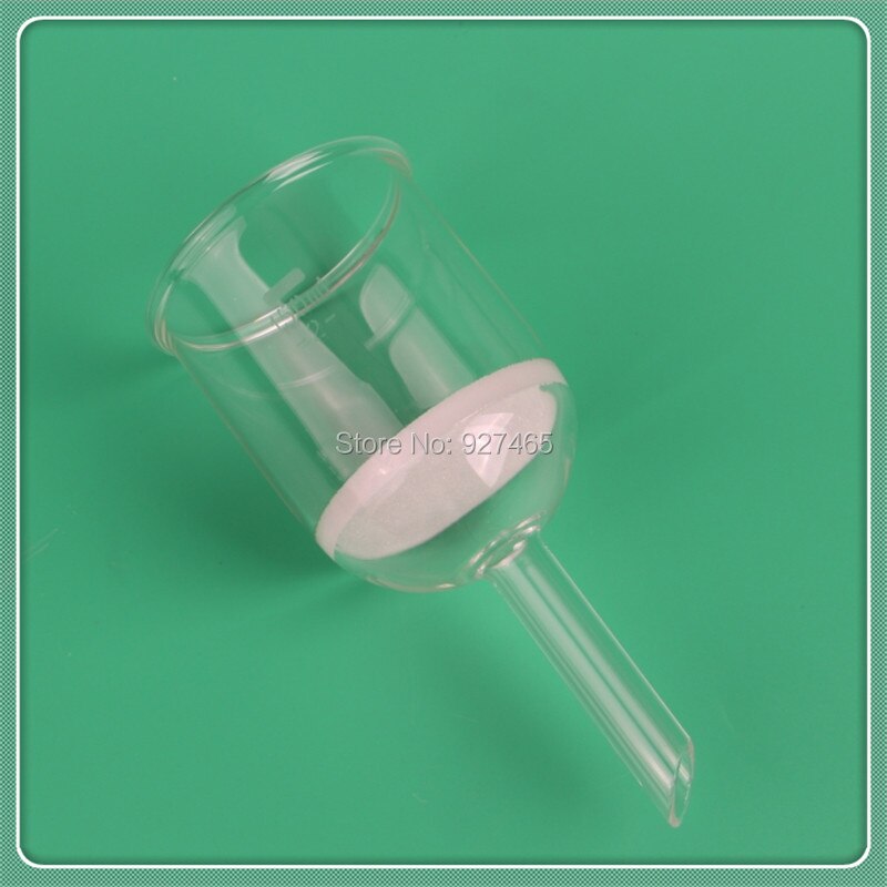 150ml Lab Buchner Funnel With Drop Tube 2 Coarse Filter Groud Joint Laboratory Glassware Lab Funnel