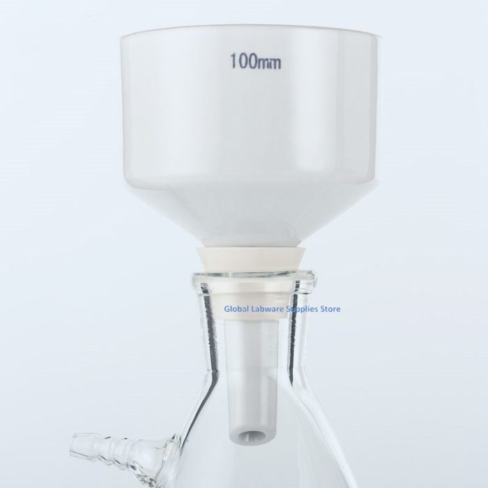 1PC 40mm To 150mm Porcelain Buchner Funnel Chemistry Laboratory Filtration Filter Kit Tools Porous Funnel 7