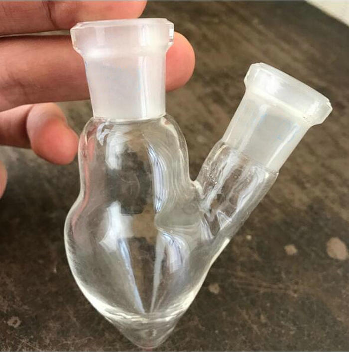 1PCS 25ml 50ml 250ml Chemistry Lab Pear Shape Two Necks Glass Flask 1