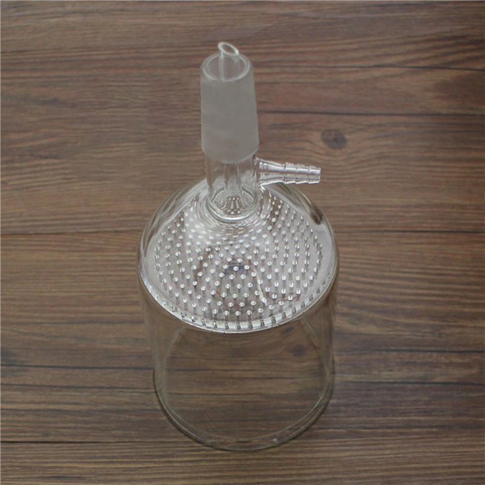 1PCS Glass 24 Suction Filter Funnel With Glass Hole Filter Plate Science Lab Tools 35ml 60ml