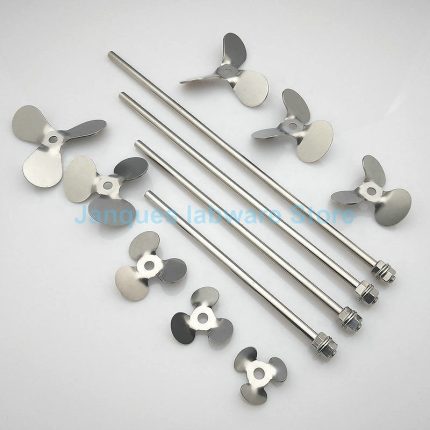 1pc Lab OD 40mm To 120mm304 Stainless Steel Three Leaf Type Stirring Blade Or 1pc Length