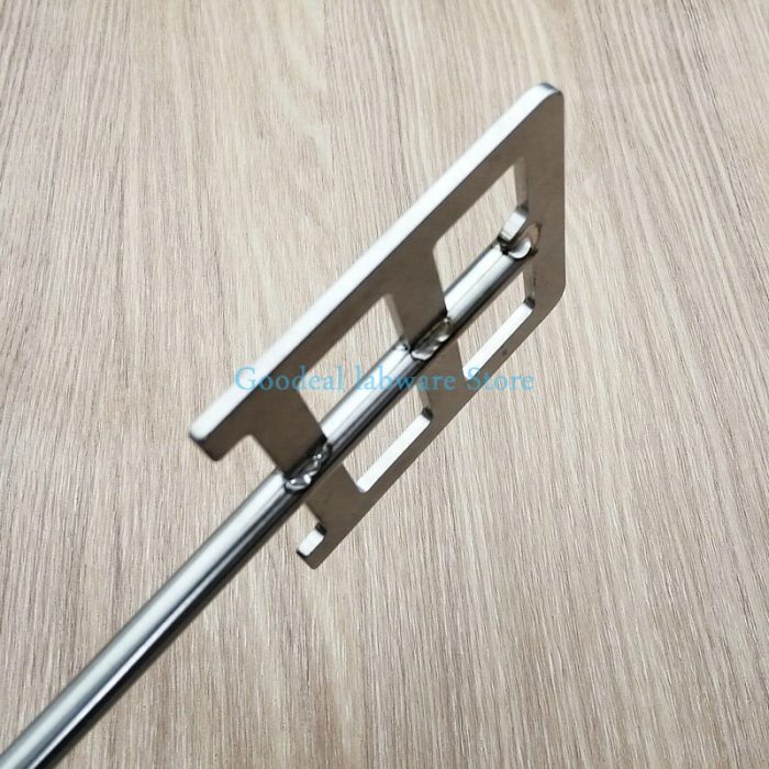 1pc Lab Stainless Steel Frame Agitatori Paddle With Leaf Width 40mm To 120mm Stirring Blade SUS304 3