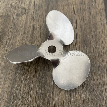 1pcs 304 Stainless Steel Rotating DIA4cm To 12cm Three Blade Propeller Press Down The Material For 1