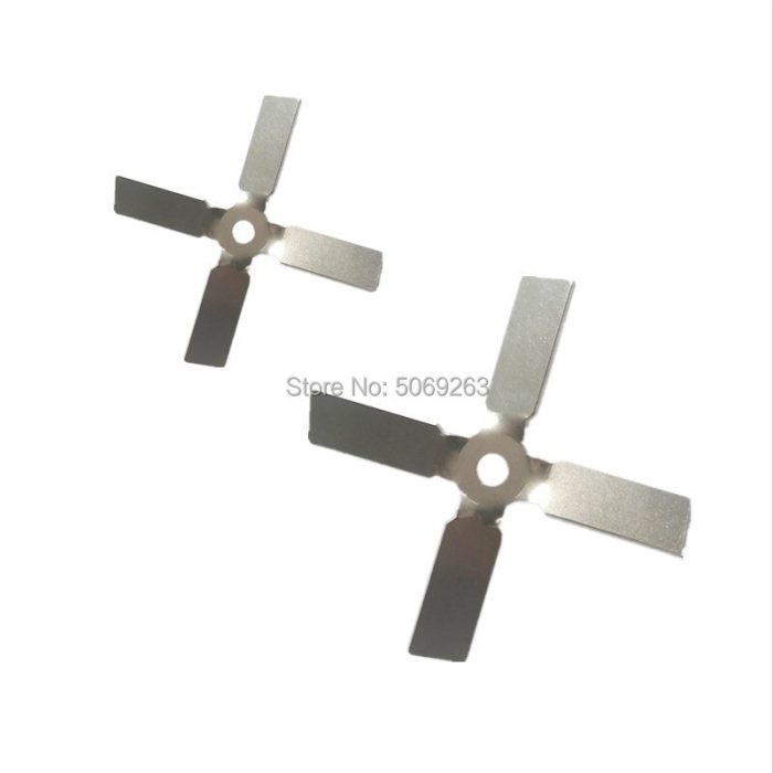 1set DIA 40mm To 100mm Lab 304 Stainless Steel Four Bladed Propeller With Stirring Rod Stir 1