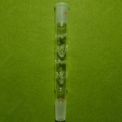 24 40 100MM Vigreux Distilling Column Vigreux Column Lab Glass