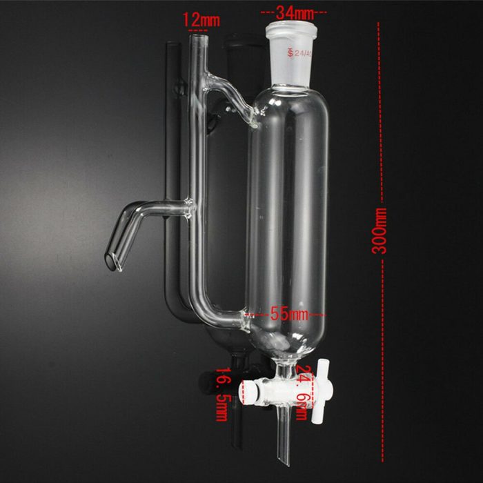 24 40 Soxhlet Extractor Laboratory Glass 100ML 250ML Oil Water Receiver Separator Laboratory Chemical Glass Products 4