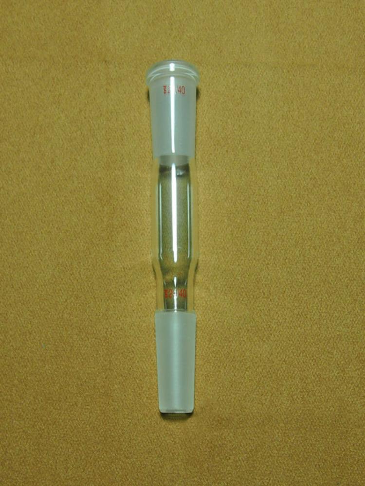 24 40 Straight Connection Adapter Distillation Tube Ground Connection Laboratory Glassware 1