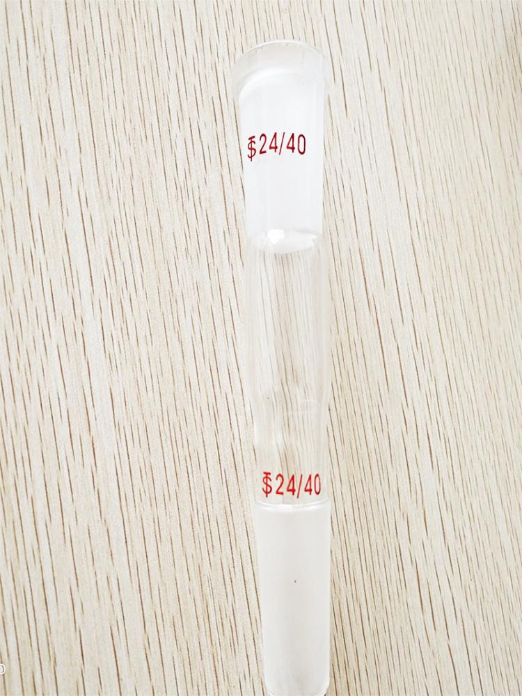 24 40 Straight Connection Adapter Distillation Tube Ground Connection Laboratory Glassware