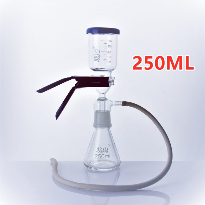 250mL Vacuum Filtration Apparatus With Rubber Tube Glass Sand Core Liquid Solvent Filter Unit Device Laboratory 1