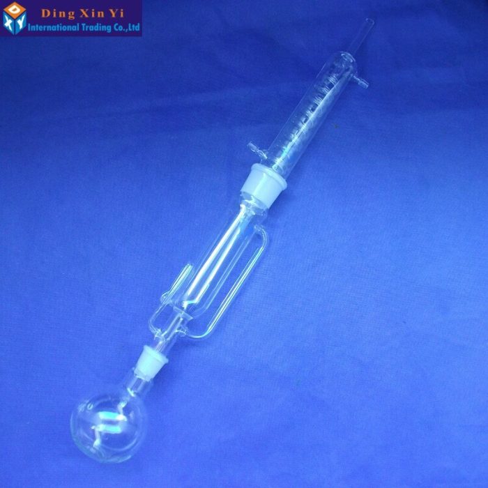 250ml Glass Soxhlet Extractor Extraction Apparatus Soxhlet With Coiled Condenser Condenser And Extractor Body Lab Glassware