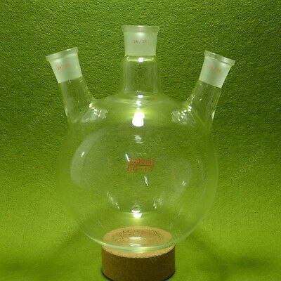 3 Neck Round Bottom Flask Boiling Flask 2000ml 24 29 Glass Flask Lab Glassware