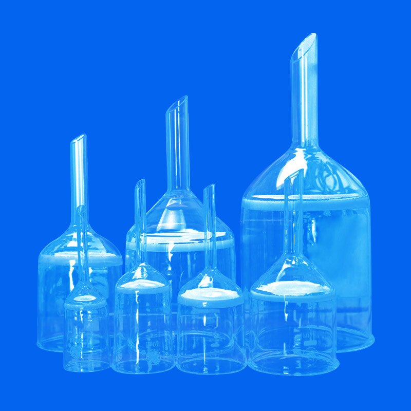 35 60 100 130 250 500 1000ml Sand Core Funnel For Lab Glassware Chemical Laboratory Bacteria