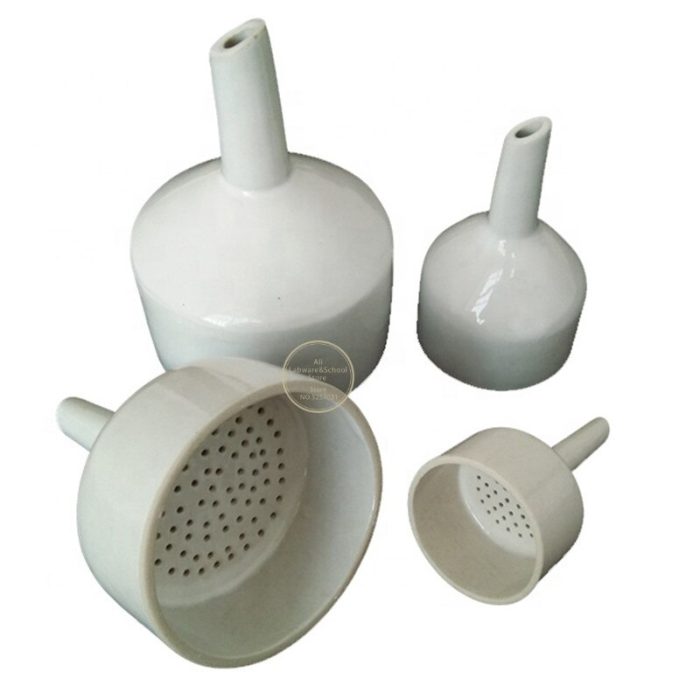 40mm To 300mm Porcelain Buchner Funnel Chemistry Laboratory Filtration Filter Kit Tools Porous Funnel 1