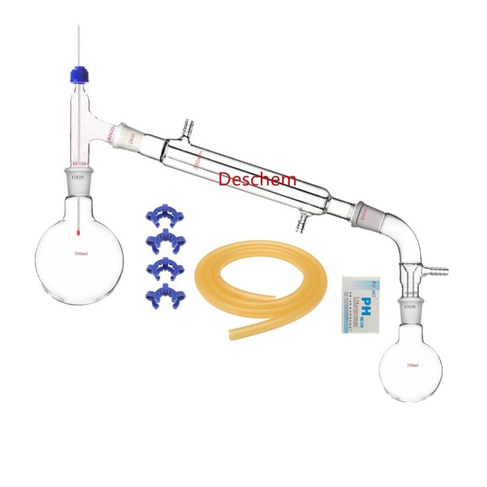 500 Ml 24 29 Kaca Alat Distilasi Laboratorium Kimia Glassware Kit