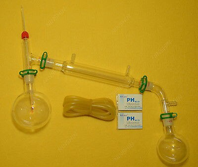 500ml 24 29 Glass Distillation Apparatus Laboratory Chemistry Glassware Kit