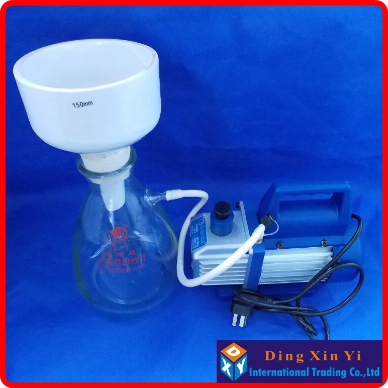 500ml Suction Flask 100mm Buchner Funnel Filtration Buchner Funnel Kit With Heavy Wall Glass Flask Laboratory 3