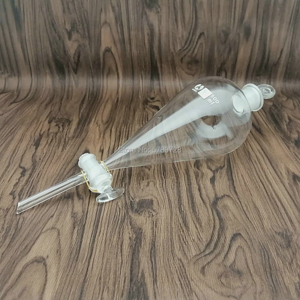 60 To 1000ml Glass Pear Shaped Separatory Funnel Used To Eurify Essential Oil Chemical Experiment 1