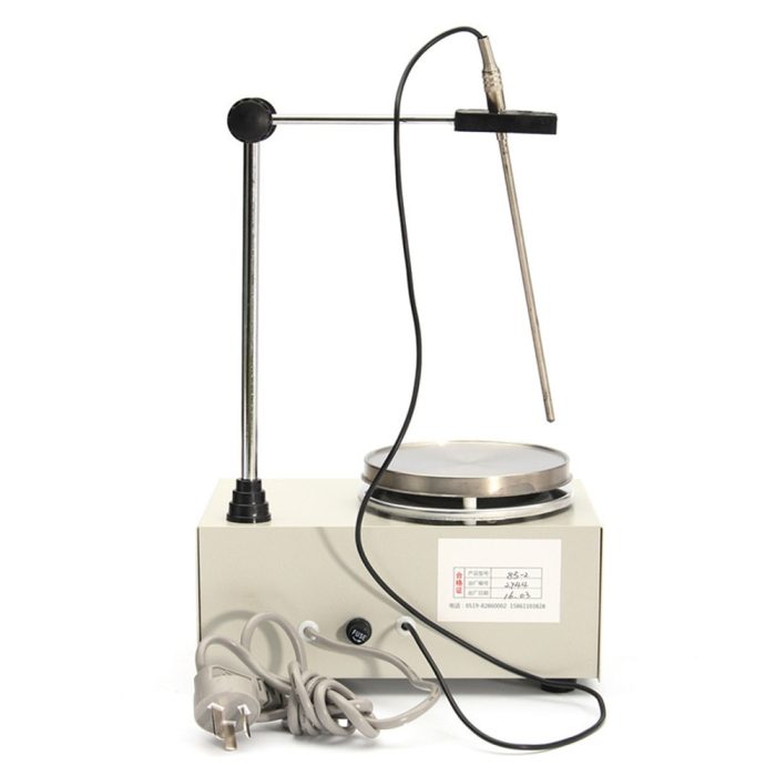 85 2 Laboratory Magnetic Stirrer Heating Plate Digital Display 2200rpm Adjustable Churn Stir Machine Blender Laboratory 11