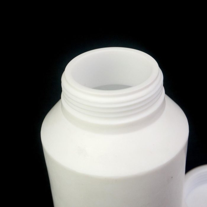 Capacity 250ml White PTFE Wide Mouth Reagent Bottle Labware 200 C 250 C 2