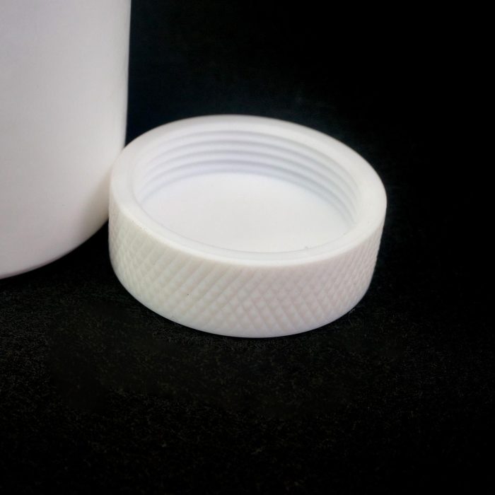 Capacity 250ml White PTFE Wide Mouth Reagent Bottle Labware 200 C 250 C 3