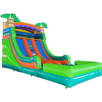 Commercial Safety Jumping Bouncer Waterslide Inflatable Water Slide With Pool 1