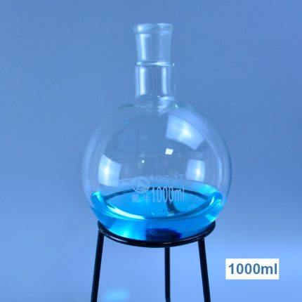 DXY 1000ml Single Neck Round Bottom Flask Boiling Flask Round Bottom Short Neck Standard Ground Mouth