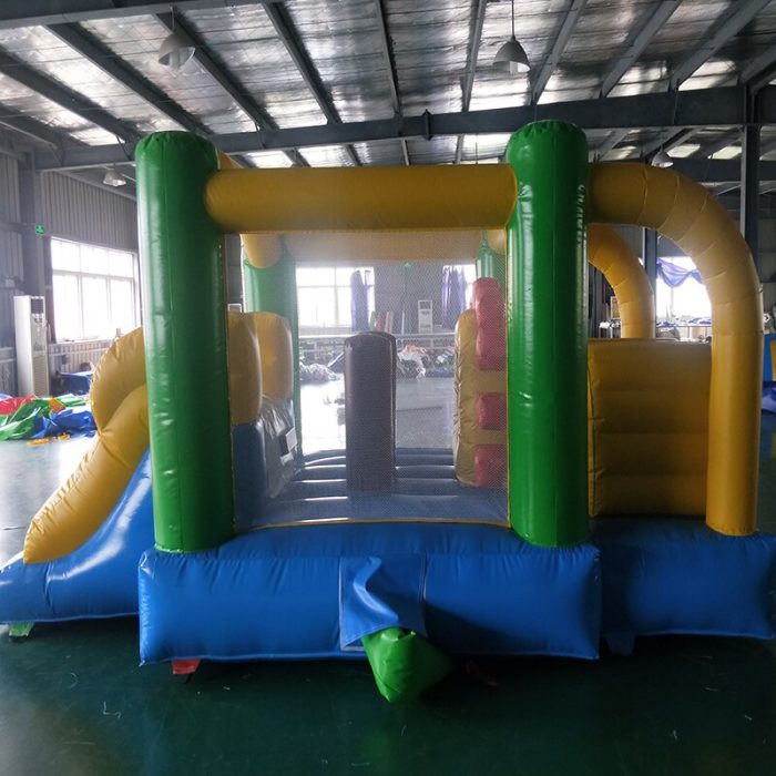 Factory Customized PVC Inflatable Trampoline With Slide Inflatable Bounce Combo Inflatable Obstacle Course 2