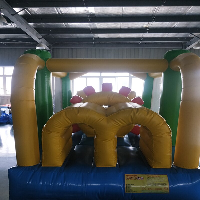 Factory Customized PVC Inflatable Trampoline With Slide Inflatable Bounce Combo Inflatable Obstacle Course 3