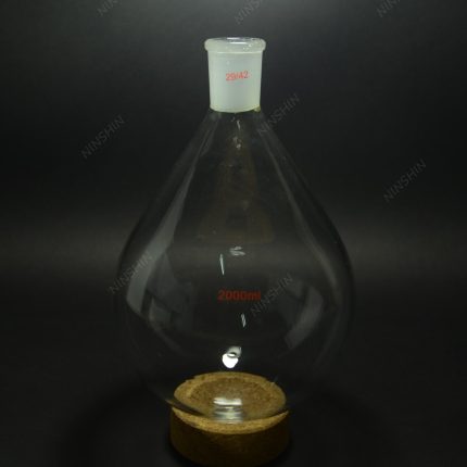 Glass Recovery Flask Pyriform Kjeldahl 29 42 Rotary Evaporator Bottle 2000mL