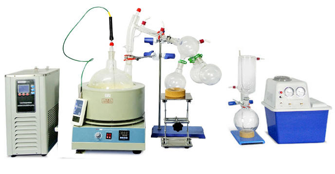 Glass Lab Vacuum Short Path Distillation system Kit  2L 5L 10L 20L