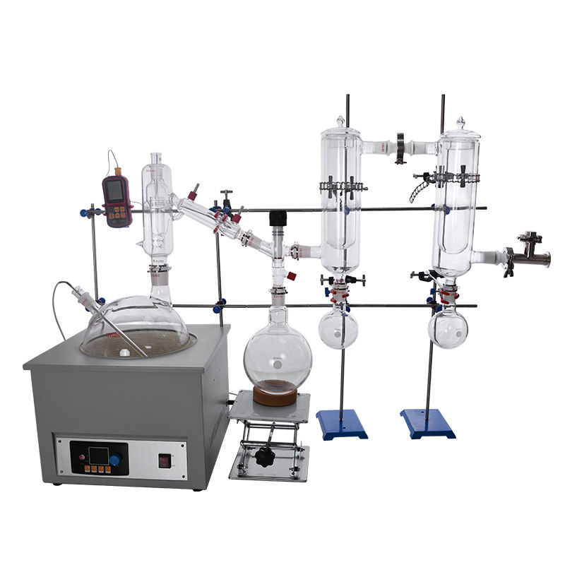 20L essential oil distiller Short Path glass Distillation Apparatus  For lab