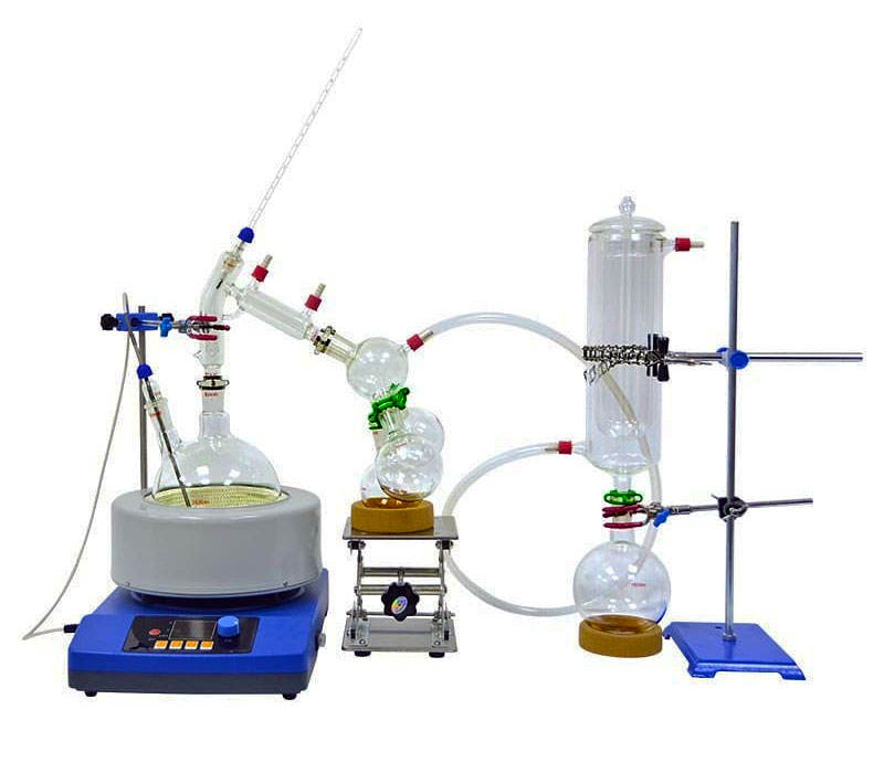 2L Complete Set Mini Lab Short Path Distillation Kit