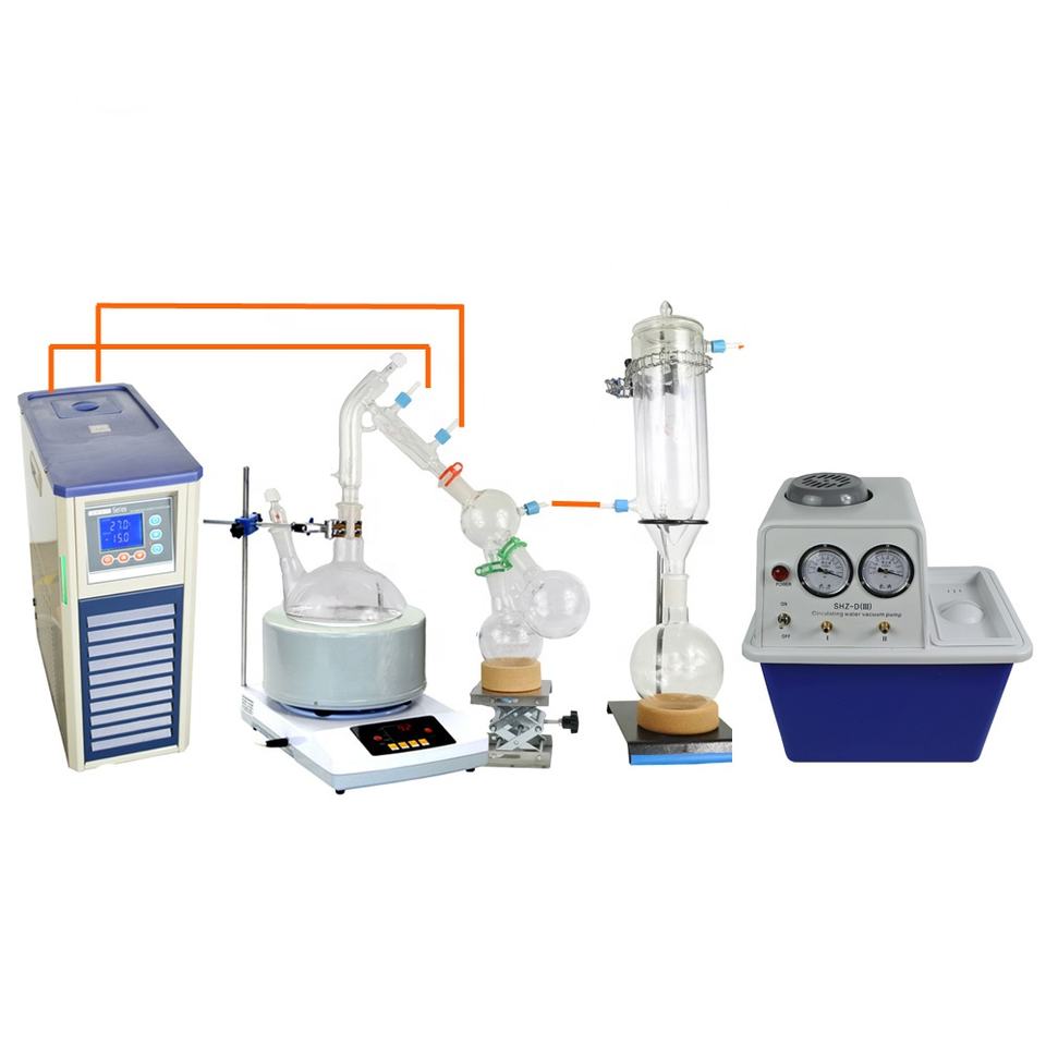 Mini Distillateur à Courte Trajectoire Lab Kit de Distillation Fractionnelle à Courte Trajectoire
