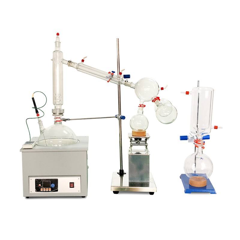 10L Dry Cold Trap Evaporation Short Path Molecular Distiller Distillation Kit