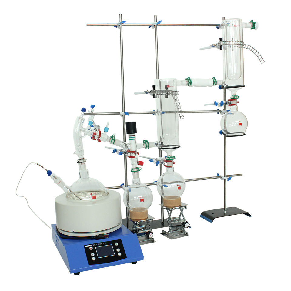 2L short path distillation kit magnetic lab stirrer