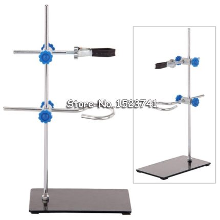 High Mini Lab Bracket Retort Support Stands Clamp Flask Alcohol Bottle High 30cm School Laboratory Education 1