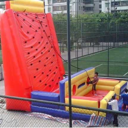 High Quality Customize Amusement Park Sports Games Children Inflatable Climbing Wall For Amusement 1