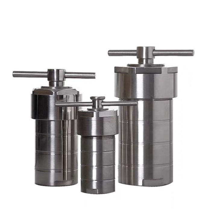 Hydrothermal Synthesis Reactor 50ml Stainless Steel High Temperature And High Pressure Tool Parts