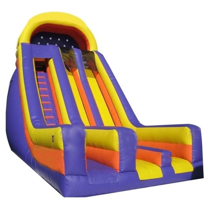 Inflatable Slide With Dual Lane Slide PVC Mesh Cloth High Quality Inflatable Bounce Combo Double Lane