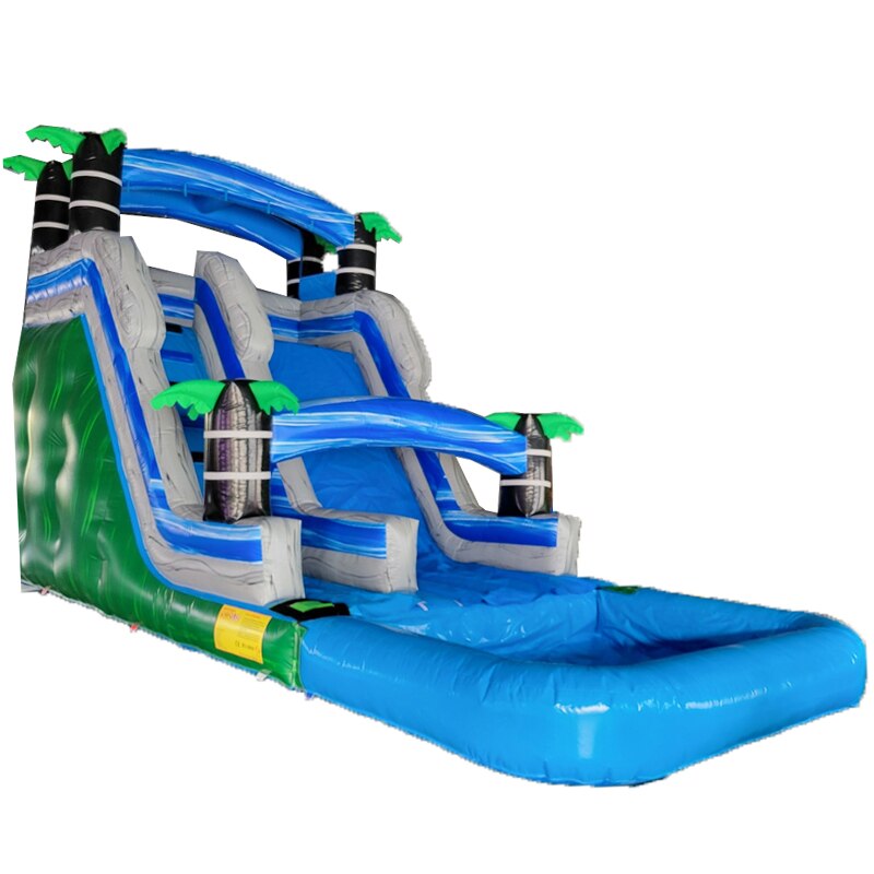 Inflatable Water Slide With Pool Popular Design Commercial Or House Use For Children In Stock For 1