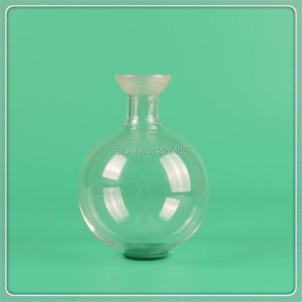 Lab Glass Flask Spherical Joint Round Bottom One Neck 500ml