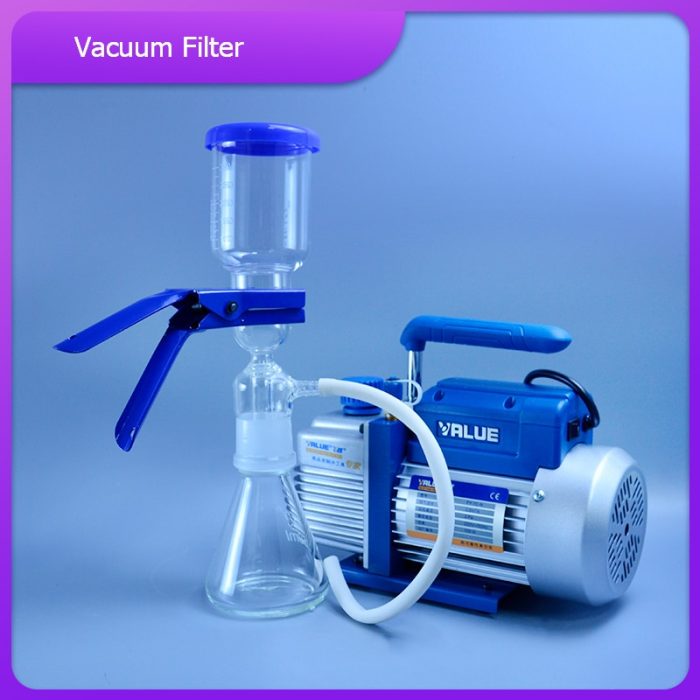 Lab Glassware Vacuum Filtration Membrane Filter 500ml Flask Apparatus Kit With Vacuum Pump And MCE Filter