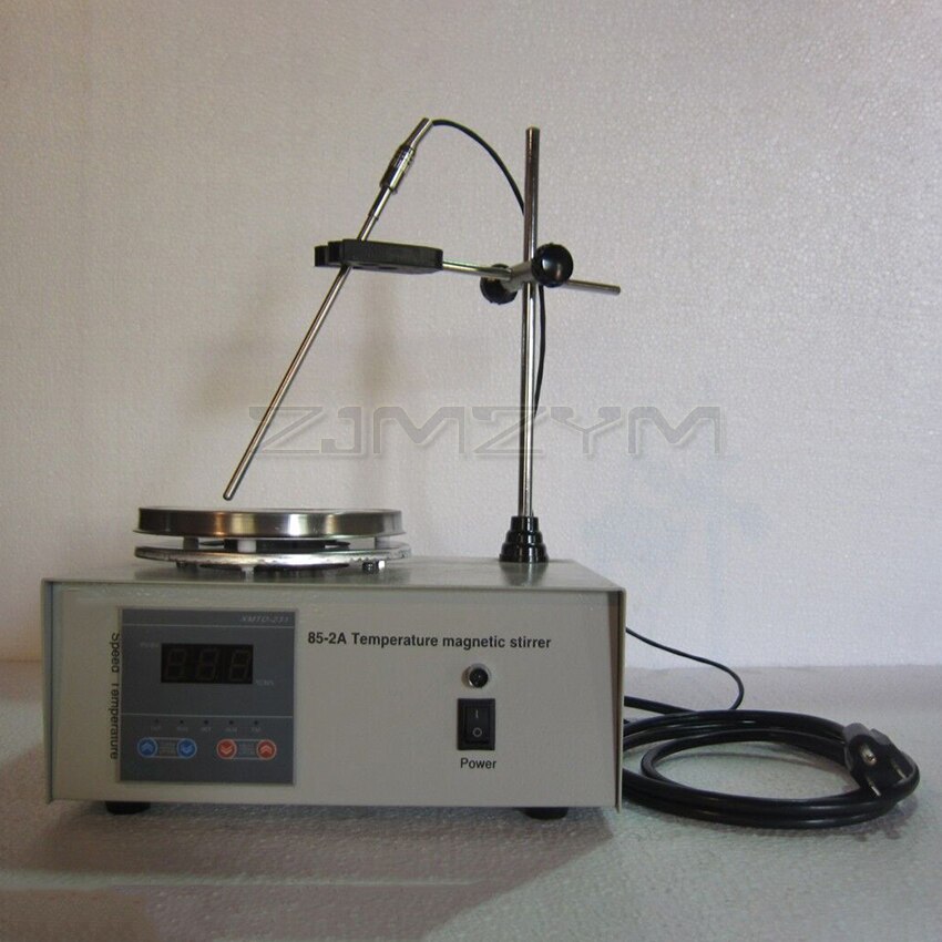 Lab Magnetic Stirrer Heating Plate 220V Digital Display 2400rpm Adjustable Speed Laboratory Stirrer Magnetic Heating Agitator 1