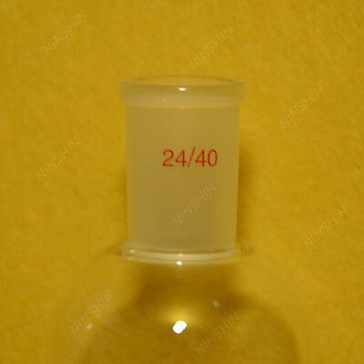 Lab Pyriform Separatory Funnel 125ml 24 40 PTFE Stopcock With The Cap 1