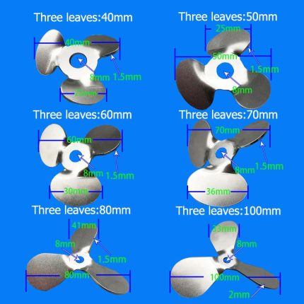 Laboratory 304 Stainless Steel Stir Bar Three Bladed Paddle Stir Bar Three Propeller For Lab Mixer 1