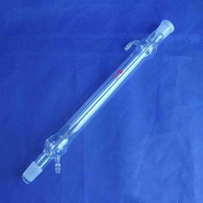 Laboratory Borosilicate Glass 300mm 24 29 Condenser Pipe With Straight Shape Inner Tube 1