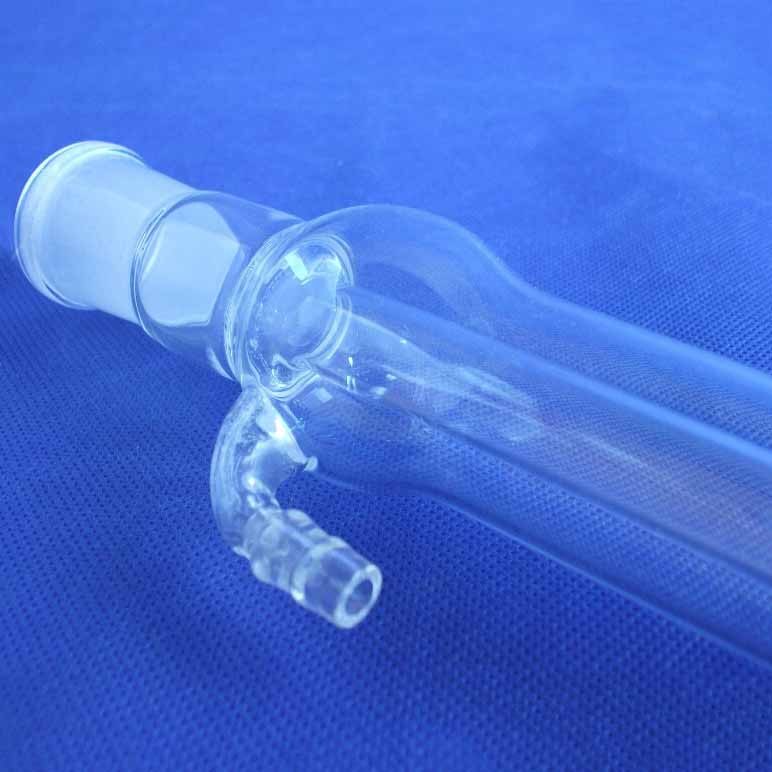 Laboratory Borosilicate Glass 300mm 24 29 Condenser Pipe With Straight Shape Inner Tube 2