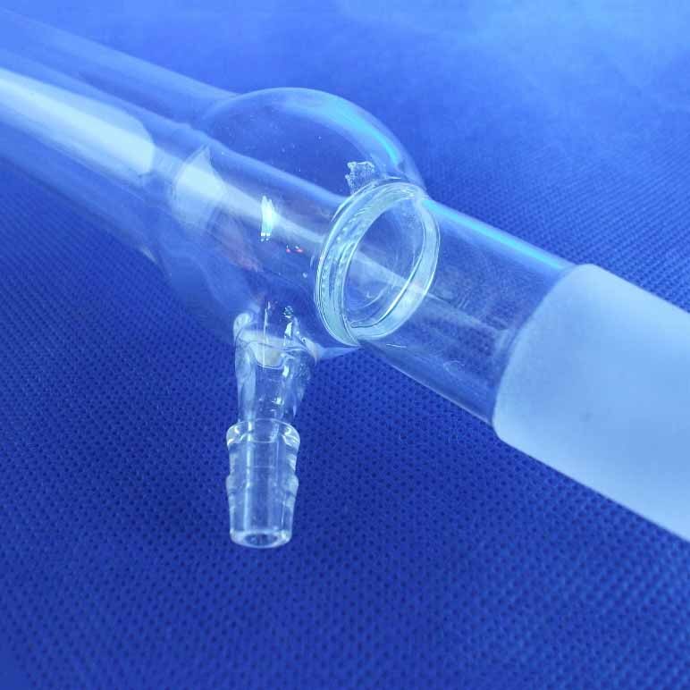 Laboratory Borosilicate Glass 300mm 24 29 Condenser Pipe With Straight Shape Inner Tube 3